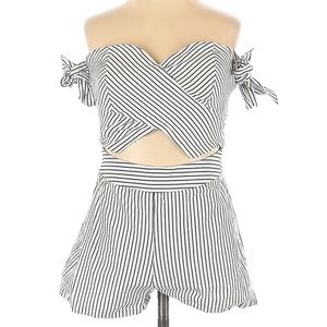 Privy Women White Romper size S